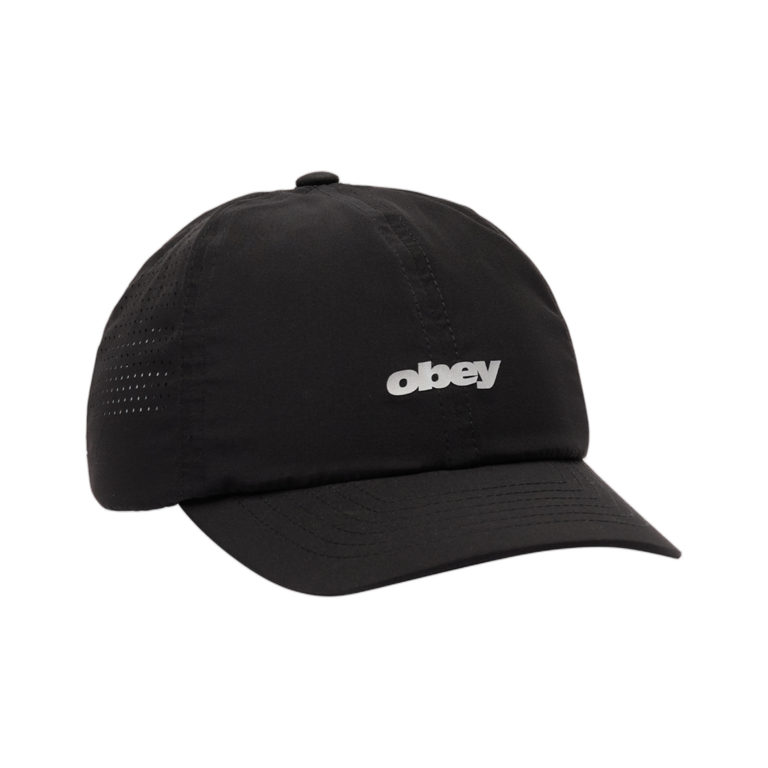 오베이 페이스 6 패널 트레일 캡 블랙(Obey Pace 6 Panel Trail Cap Black) - 1