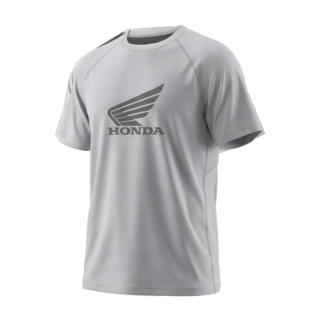 혼다 H-Tech 퀵드라이 패널 반팔 티셔츠 라이트 그레이