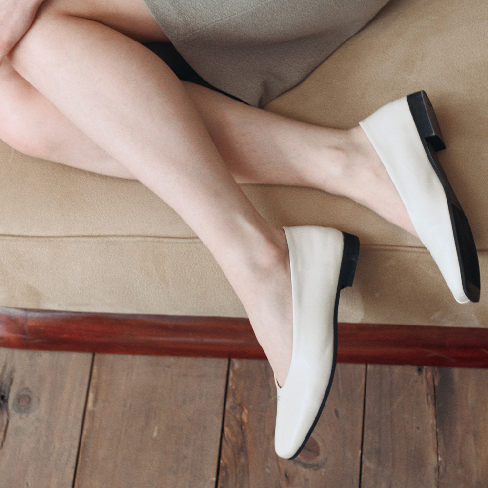 아포아 아크 플랫슈즈 크림(APOA Arc Flat Shoes Cream) - 2