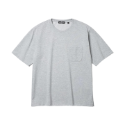 GU x Engineered Garments Dry Kanoko Cross Neck T-Shirt Gray