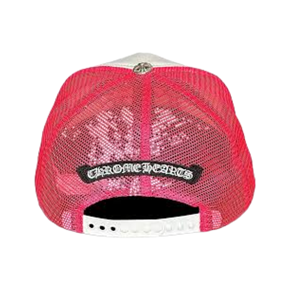 크롬하츠 세메터리 트러커햇 핑크 화이트 (스크롤 라벨 버전)(Chrome Hearts Cemetery Trucker Hat Pink White (Scroll Label Ver.)) - 2