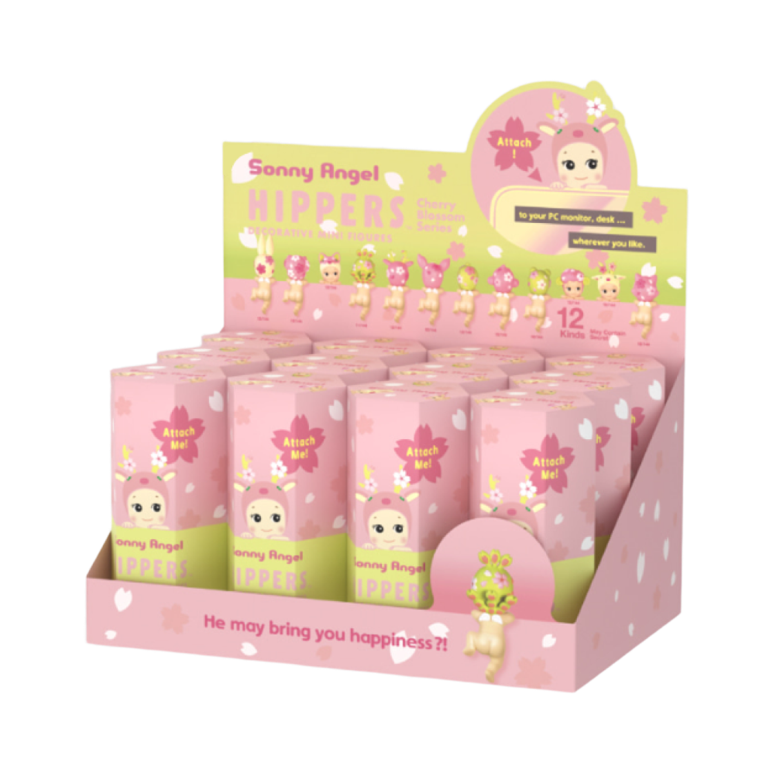 소니엔젤 히퍼 체리블러썸 시리즈 랜덤박스 (12개입)(Sonny Angel Hippers Cherry Blossom Series Sealed Case (12 Blind Boxes))