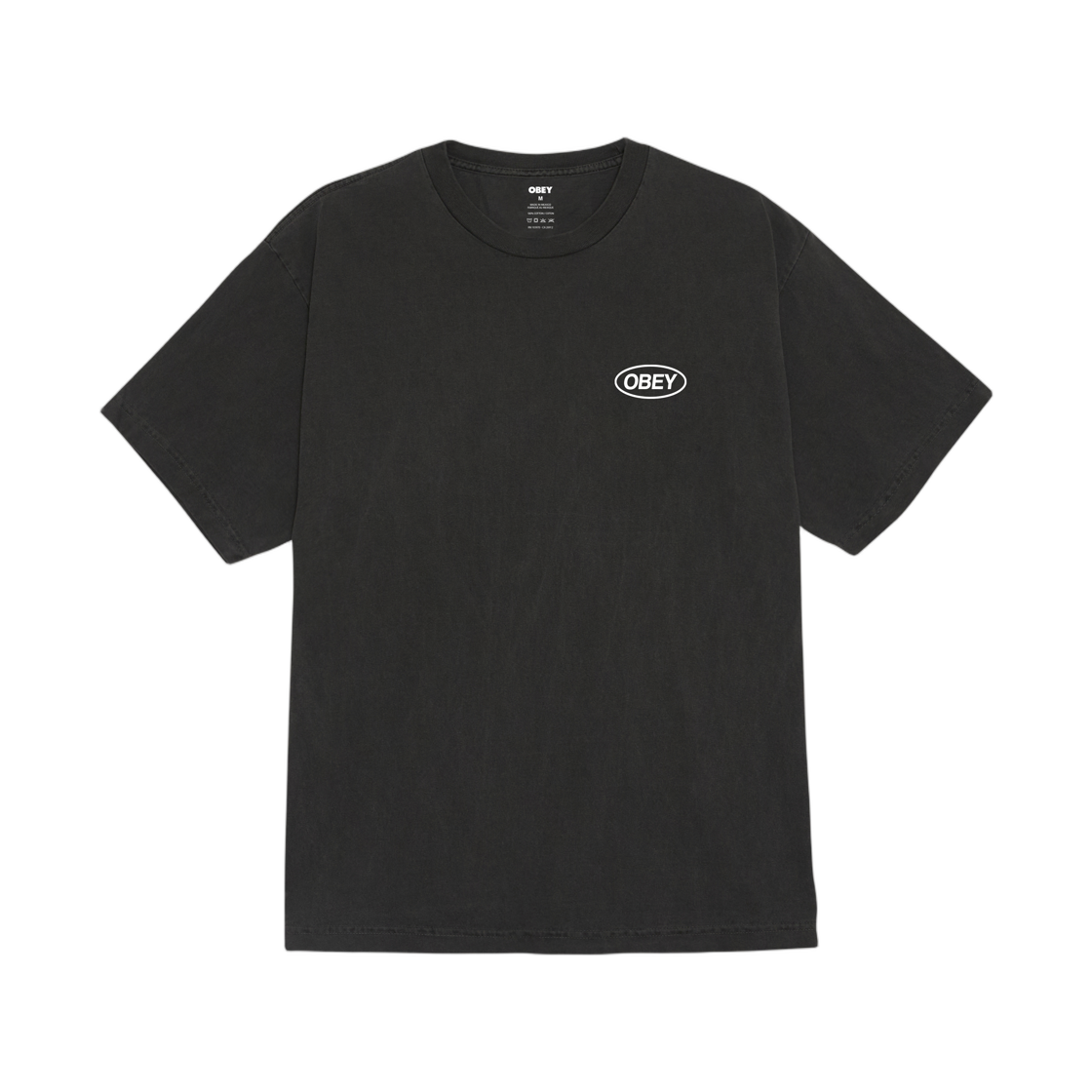 오베이 코드 피그먼트 티셔츠 피그먼트 더스티 블랙(Obey Code Pigment T-Shirt Pigment Dusty Black) - 2