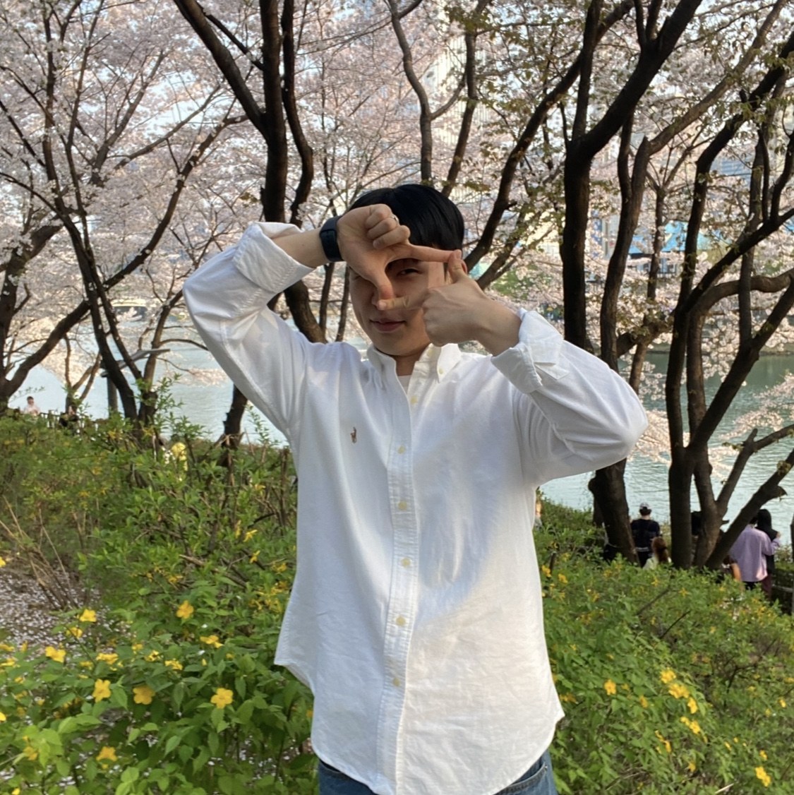 [20% 적립] Polo Ralph Lauren Custom Fit Oxford Shirt White 착용 스타일