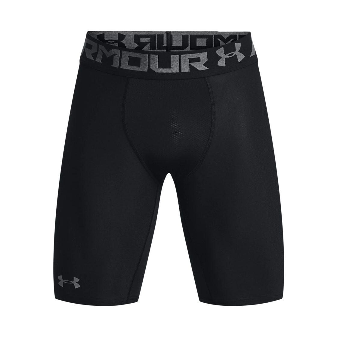 1289568-001 Under Armour HeatGear Long 9 Inch Compression Shorts Black