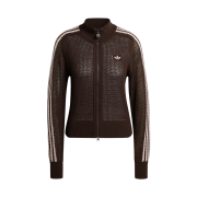 (W) Adidas Knitted Crochet Firebird Track Top Aurora Coffee - KR Sizing