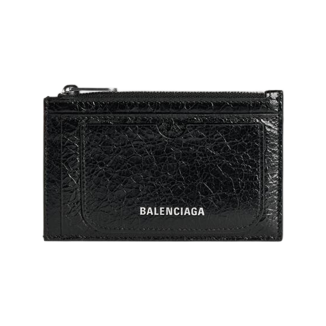 8018302AA9Z1000 Balenciaga Superbusy Long Coin and Card Holder In Black