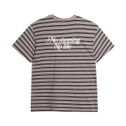 THE ATHER SANCTUARY NRNL Stripe SS Tee Daily Gray