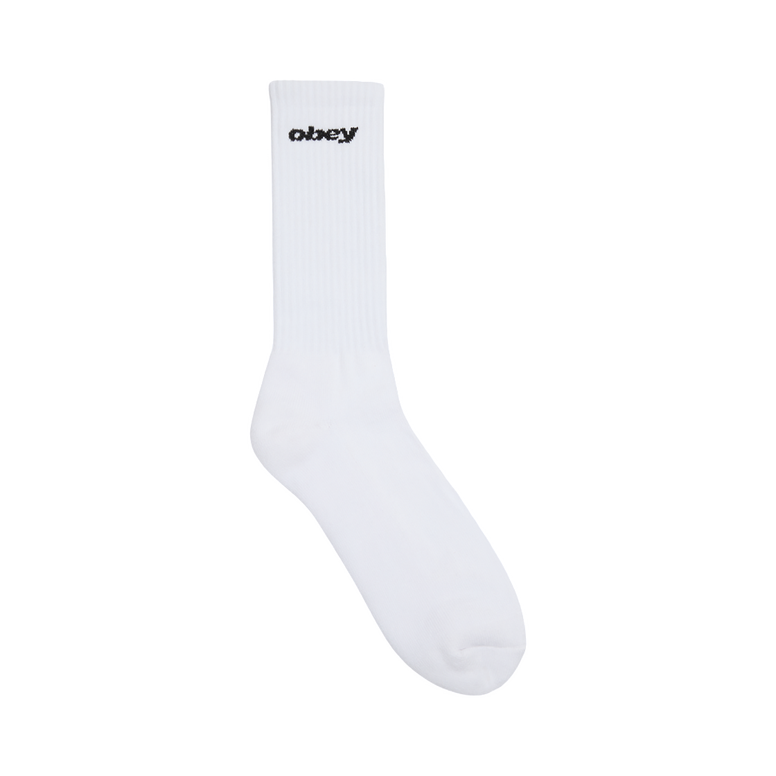 오베이 스포츠 로고 삭스 화이트(Obey Sports Logo Socks White)