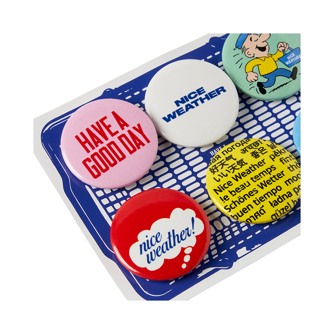 나이스웨더 핀 뱃지 세트(Nice Weather Pin Badge Set) - 3