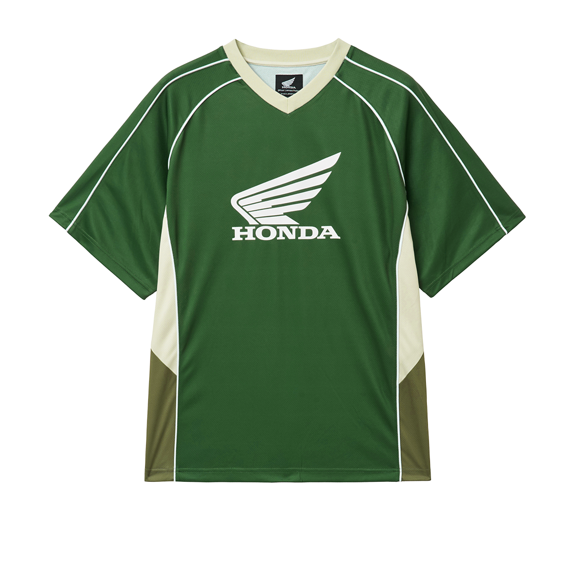 혼다 메쉬 블록 저지 반팔 티셔츠 그린(Honda Mesh Block Jersey Short Sleeve Green)