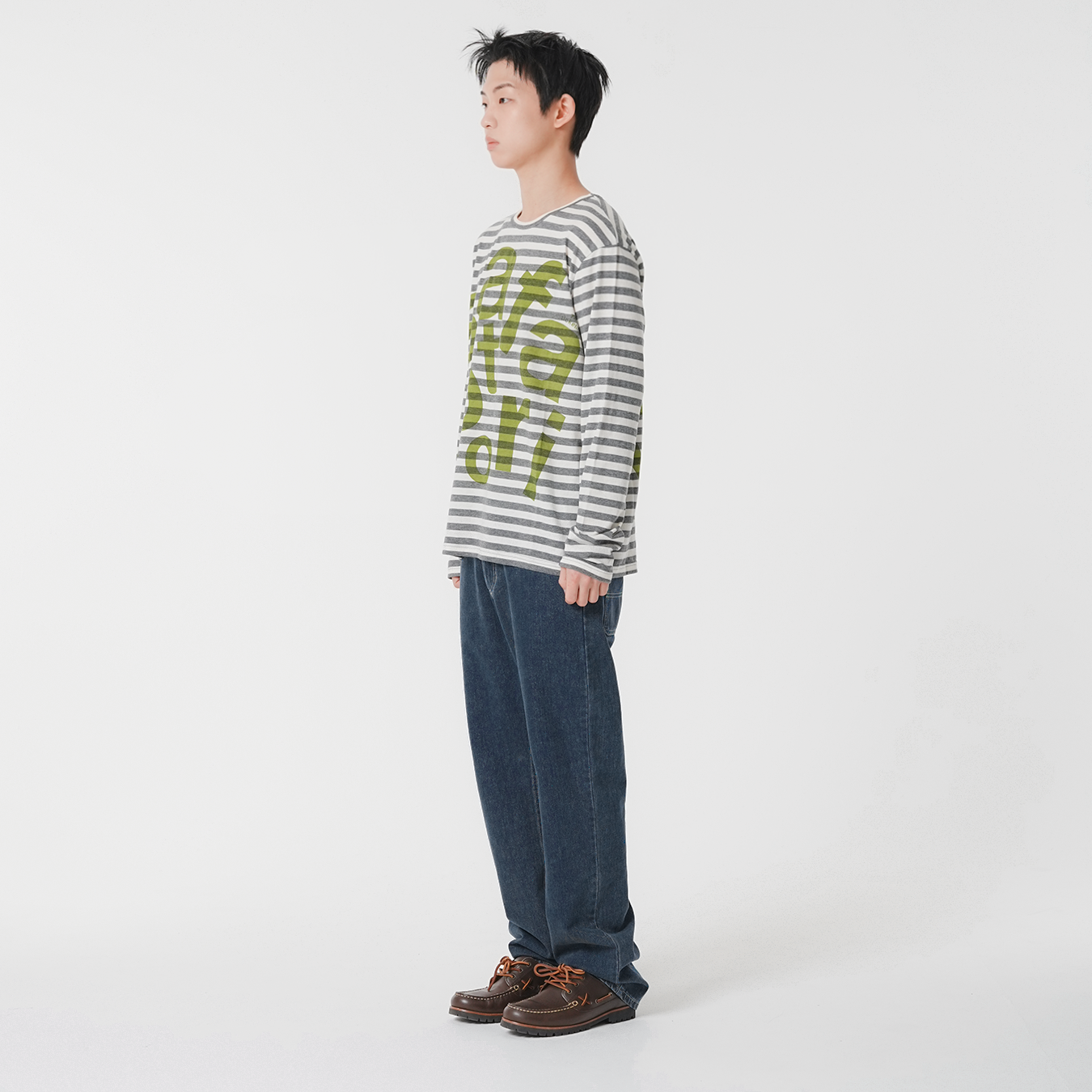 [KREAM 단독] 사파리스팟 티켓팅 스트라이프 보더 티 그레이([KREAM 단독] Safarispot Ticketing Stripe Border Tee Gray) - 4