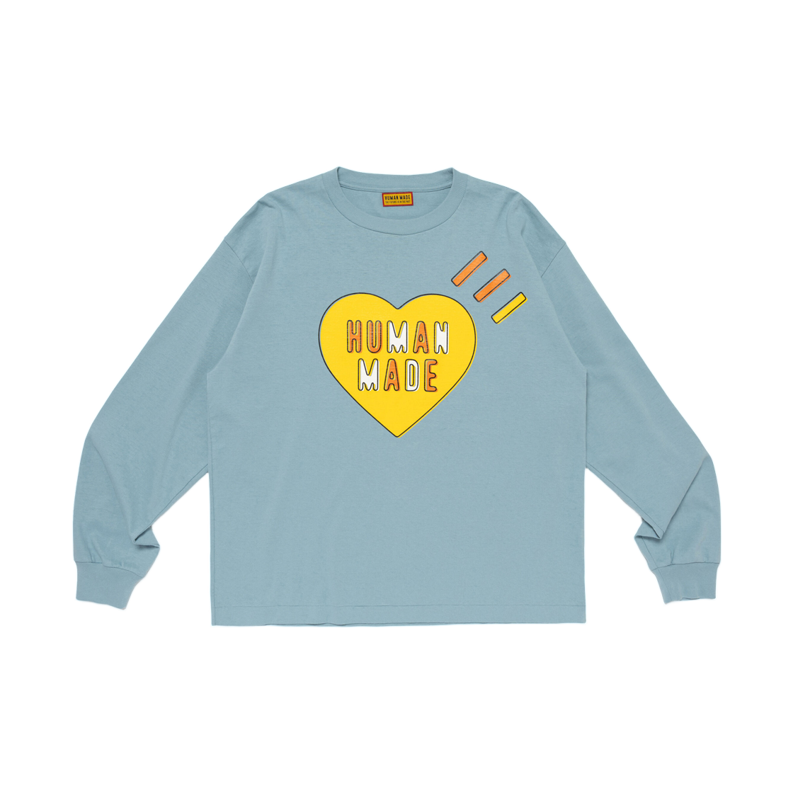 HM31CS042 Human Made Graphic L/S T-Shirt Blue