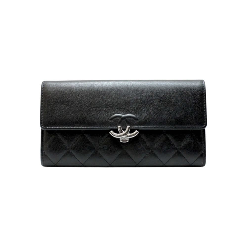 ITO8F6UPI4R8 Chanel CC Logo Flap Long Wallet 31 Series