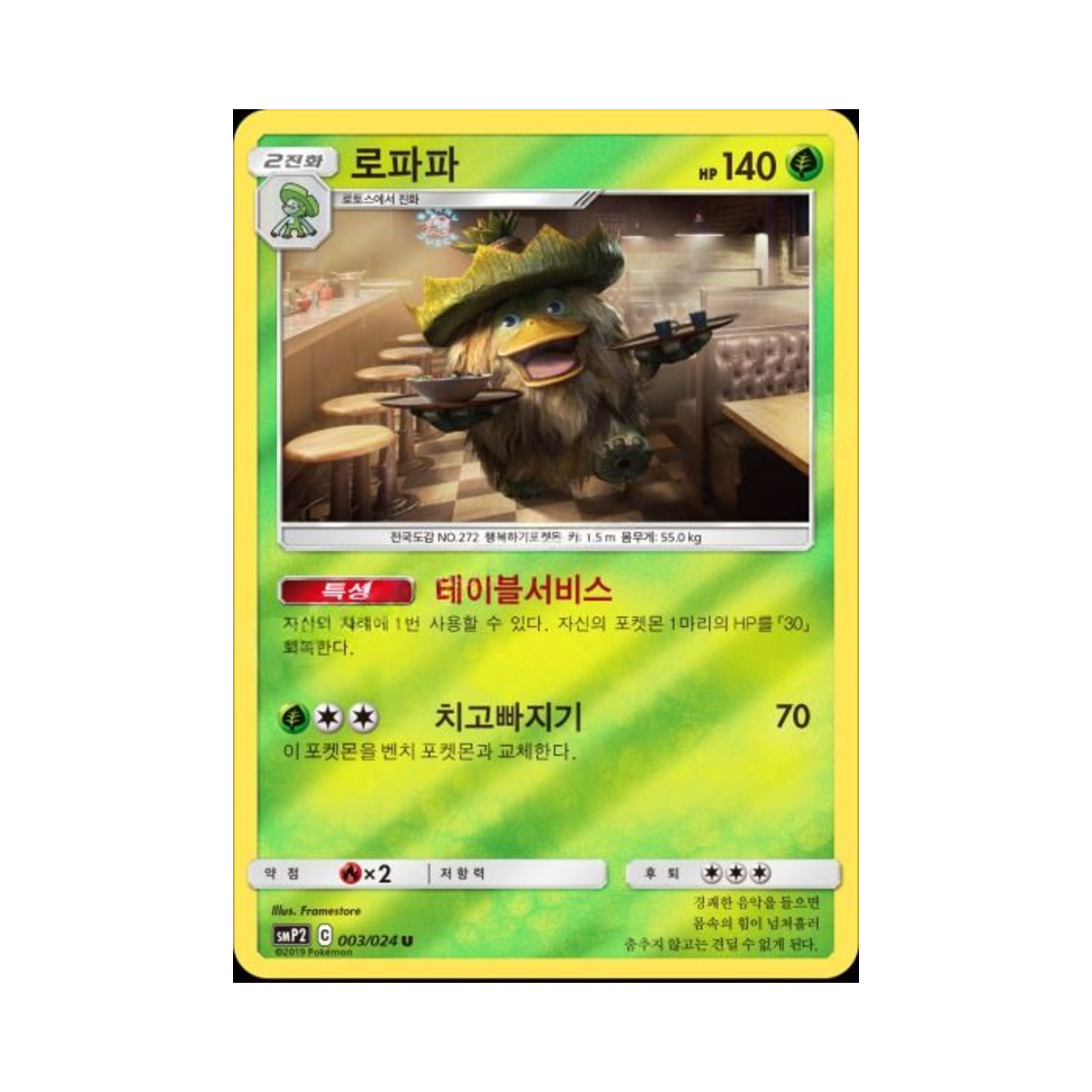 포켓몬 TCG 로파파 U 미러 명탐정 피카츄 (한글판)(Pokemon TCG Ludicolo U Mirror Great Detective Pikachu (Korean Ver.)) - 1