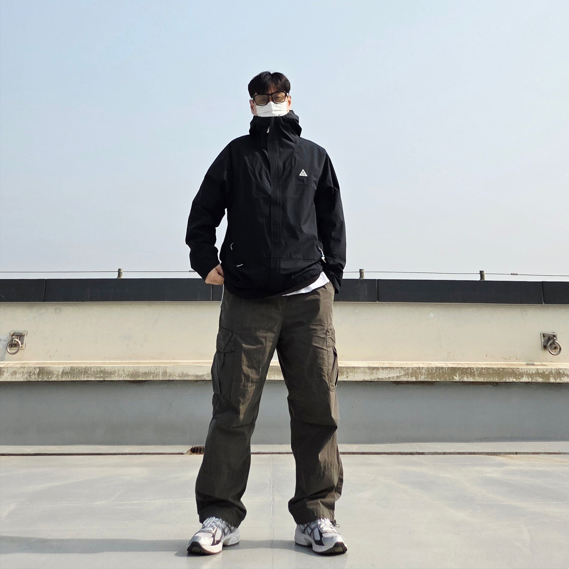 Nike ACG Storm-Fit ADV Cascade Rains Full Zip Jacket Black - Asia, Asics Gel-1130 White Black ์ฐฉ์ฉ ์คํ์ผ - 1