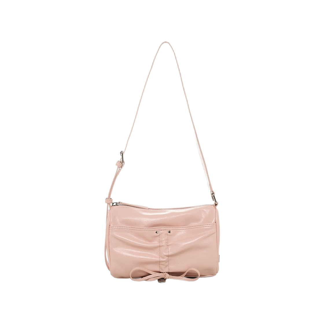 - Matin Kim Front Shirring Ribbon Mini Bag Pink