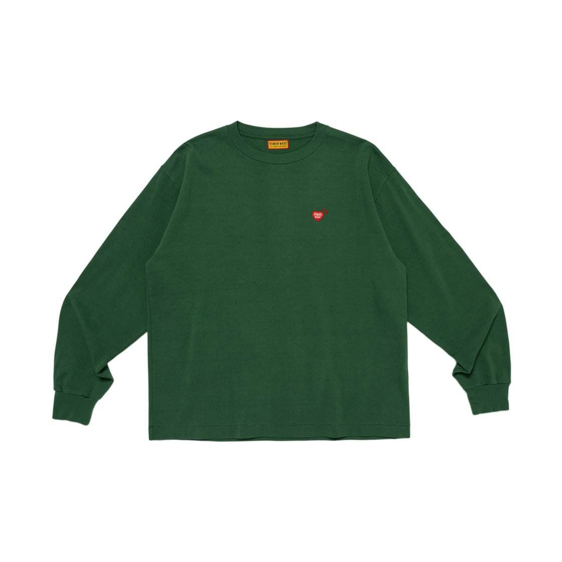 HM31CS039 Human Made Graphic L/S T-Shirt Green