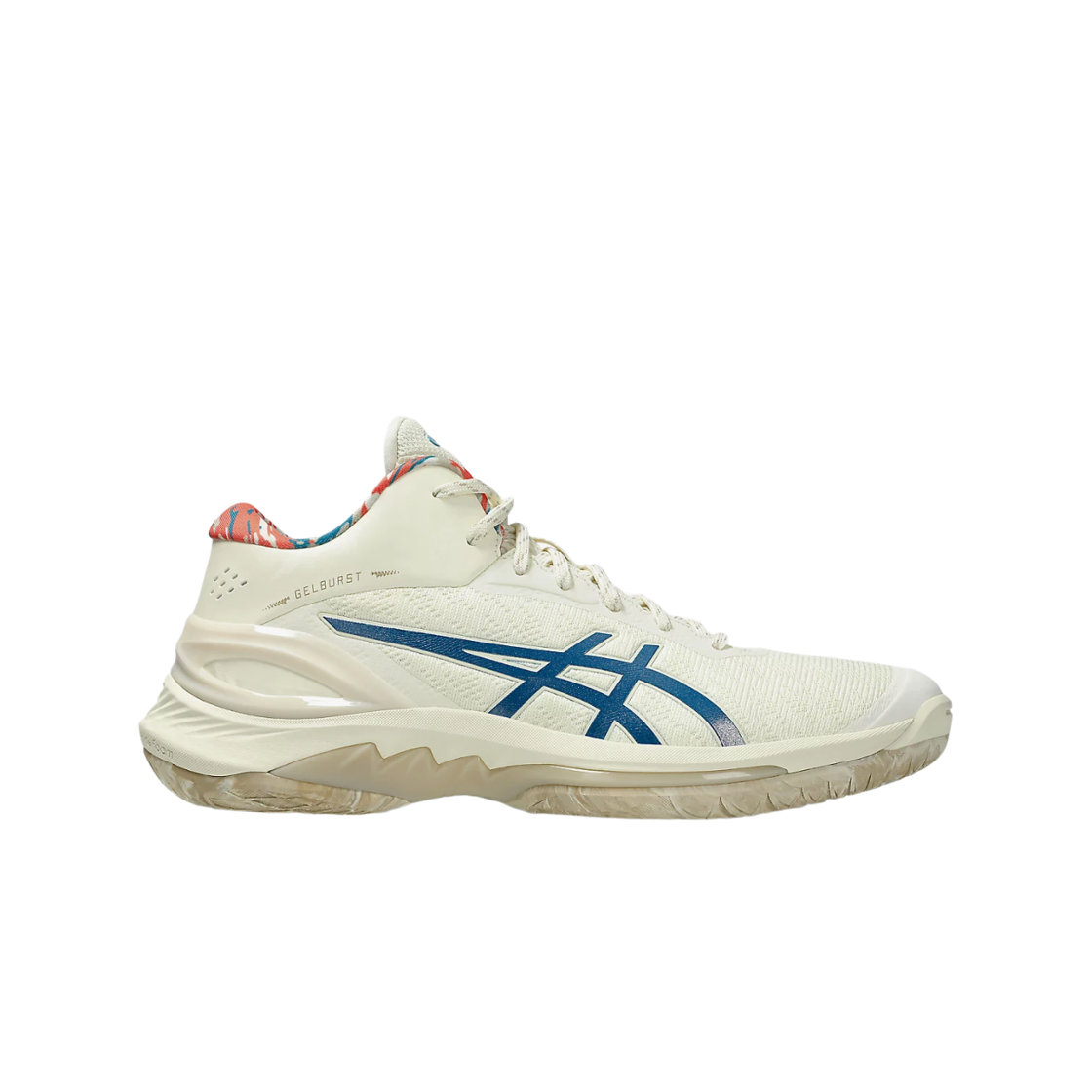 1063A099-751 Asics Gelburst 28 Ivory Deep Sea Teal - D Standard
