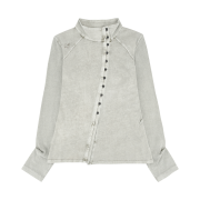 (W) Mischief Washed Jersey Shirt Light Beige