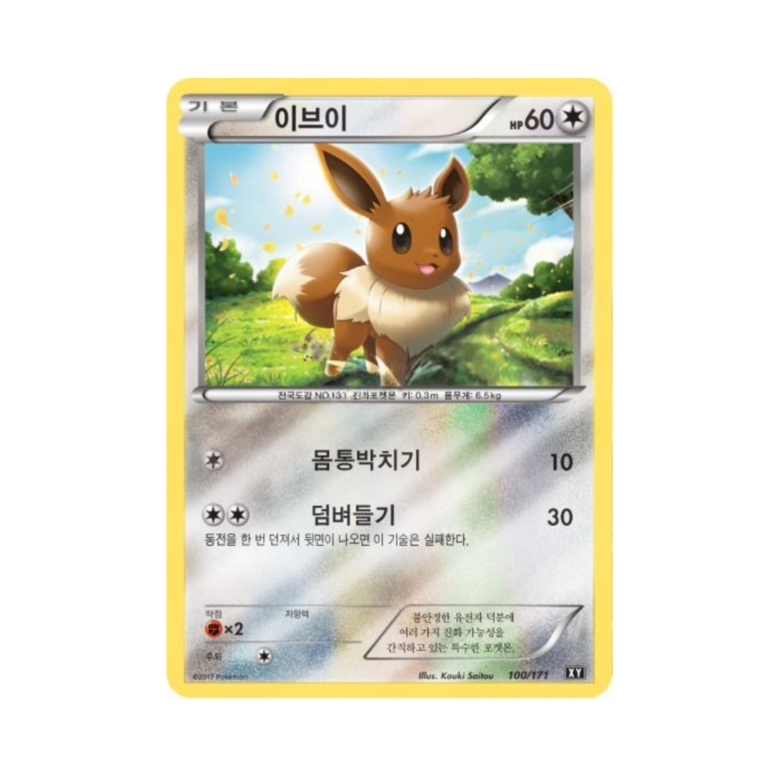 포켓몬 TCG 이브이 베스트 오브 엑스와이 (한글판)(Pokemon TCG Eevee THE BEST OF XY (Korean Ver.)) - 1