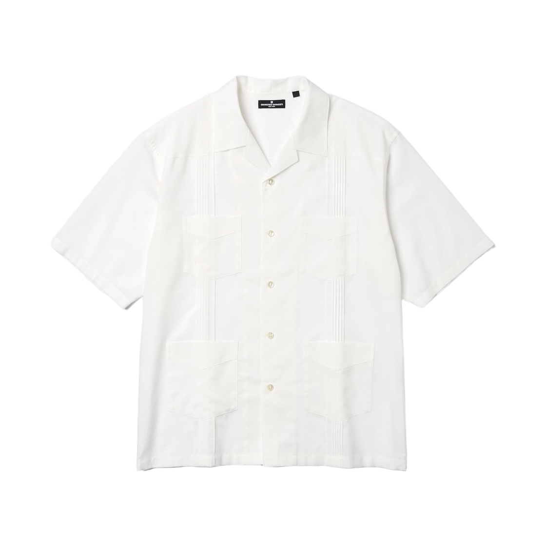GU x 엔지니어드 가먼츠 쿠반 셔츠 5/8 슬리브 오프 화이트(GU x Engineered Garments Cuban Shirt 5/8 Sleeve Off White)
