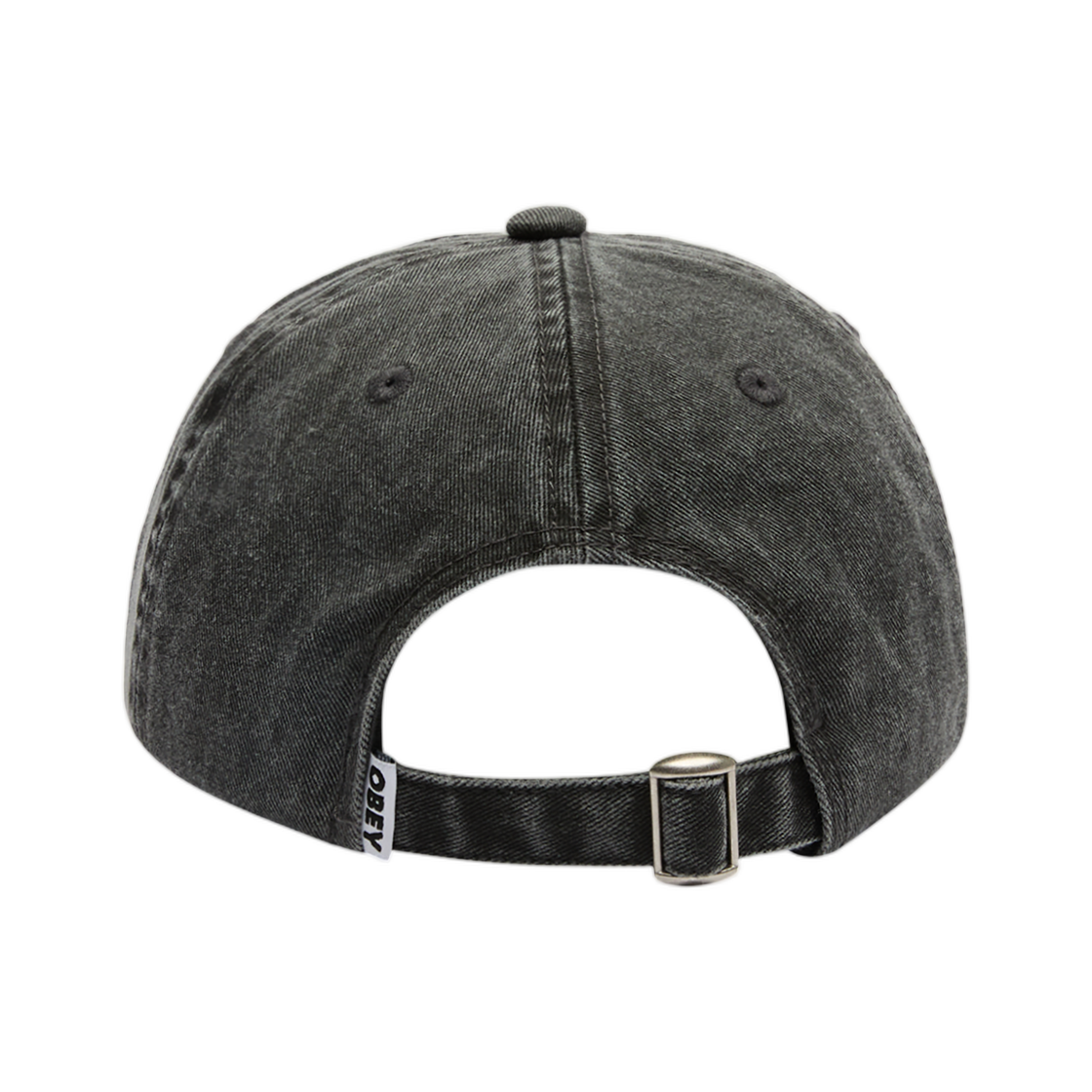 오베이 피그먼트 오베이 슬랜티드 6 패널 피그먼트 블랙(Obey Pigment Obey Slanted 6 Panel Pigment Black) - 2