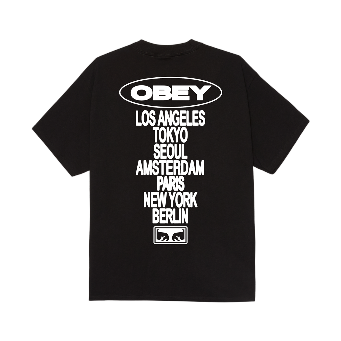 오베이 글로벌 임팩트 클래식 티셔츠 블랙(Obey Global Impact Classic T-Shirt Black)