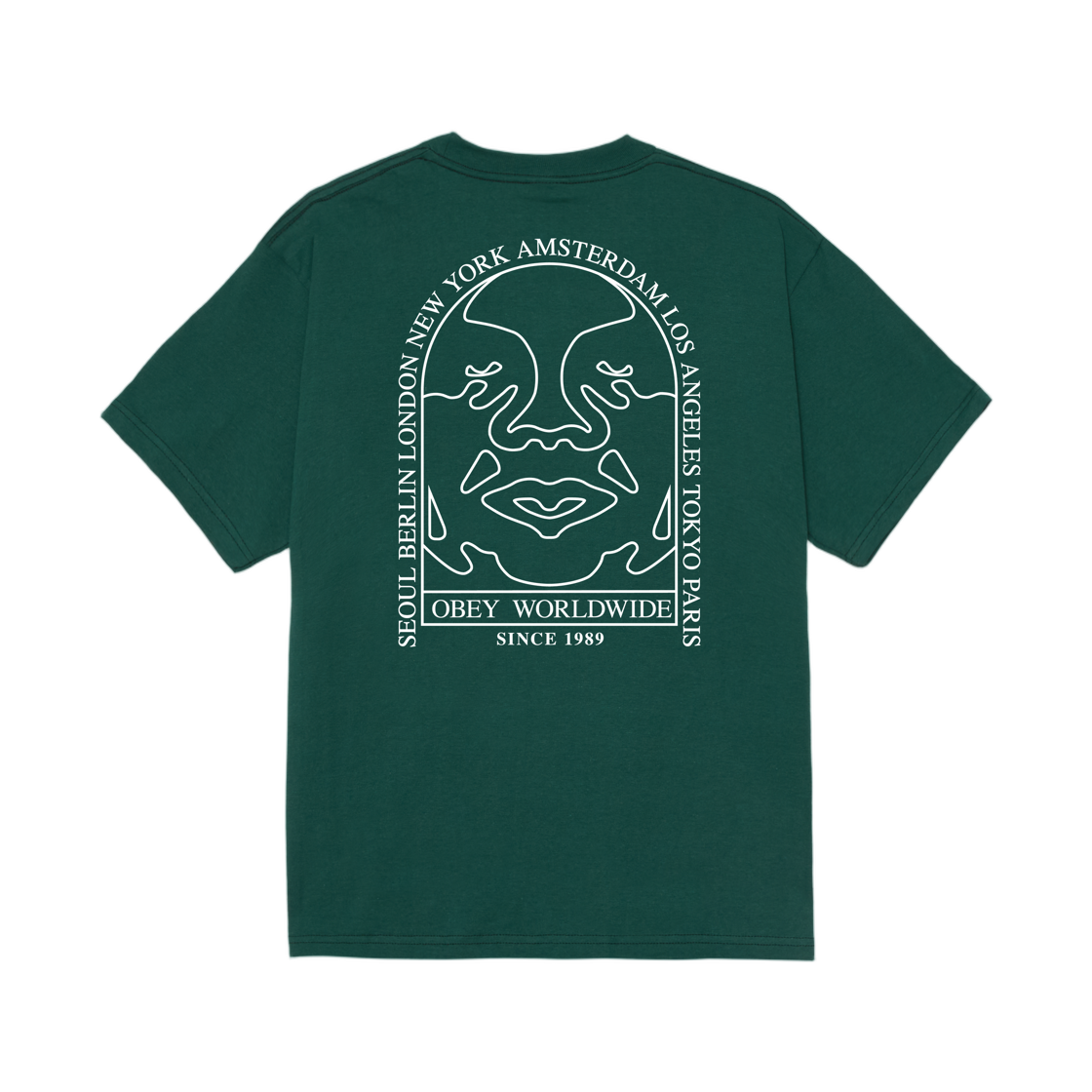 오베이 아이콘 아치 클래식 티셔츠 레인포레스트(Obey Icon Arch Classic T-Shirt Rainforest) - 1