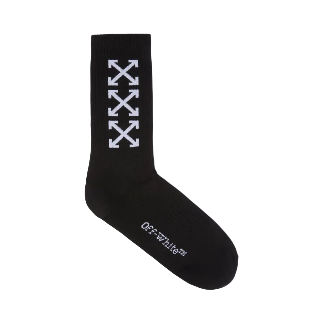 오프화이트 트리플 애로우 롱 삭스 블랙(Off-White Triple Arrow Long Socks Black)