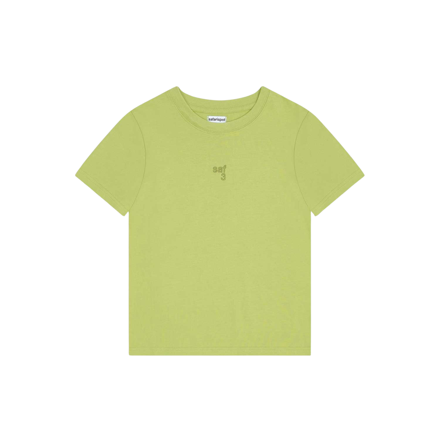 사파리스팟 1/2 베이직 미니 사파리 티셔츠 그린(Safarispot 1/2 Basic Mini Safari T-Shirt Green)