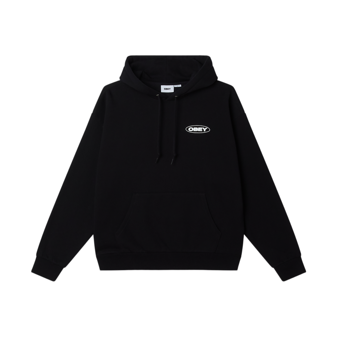 오베이 오발 시티 풀오버 블랙(Obey Oval Cities Pullover Black) - 2