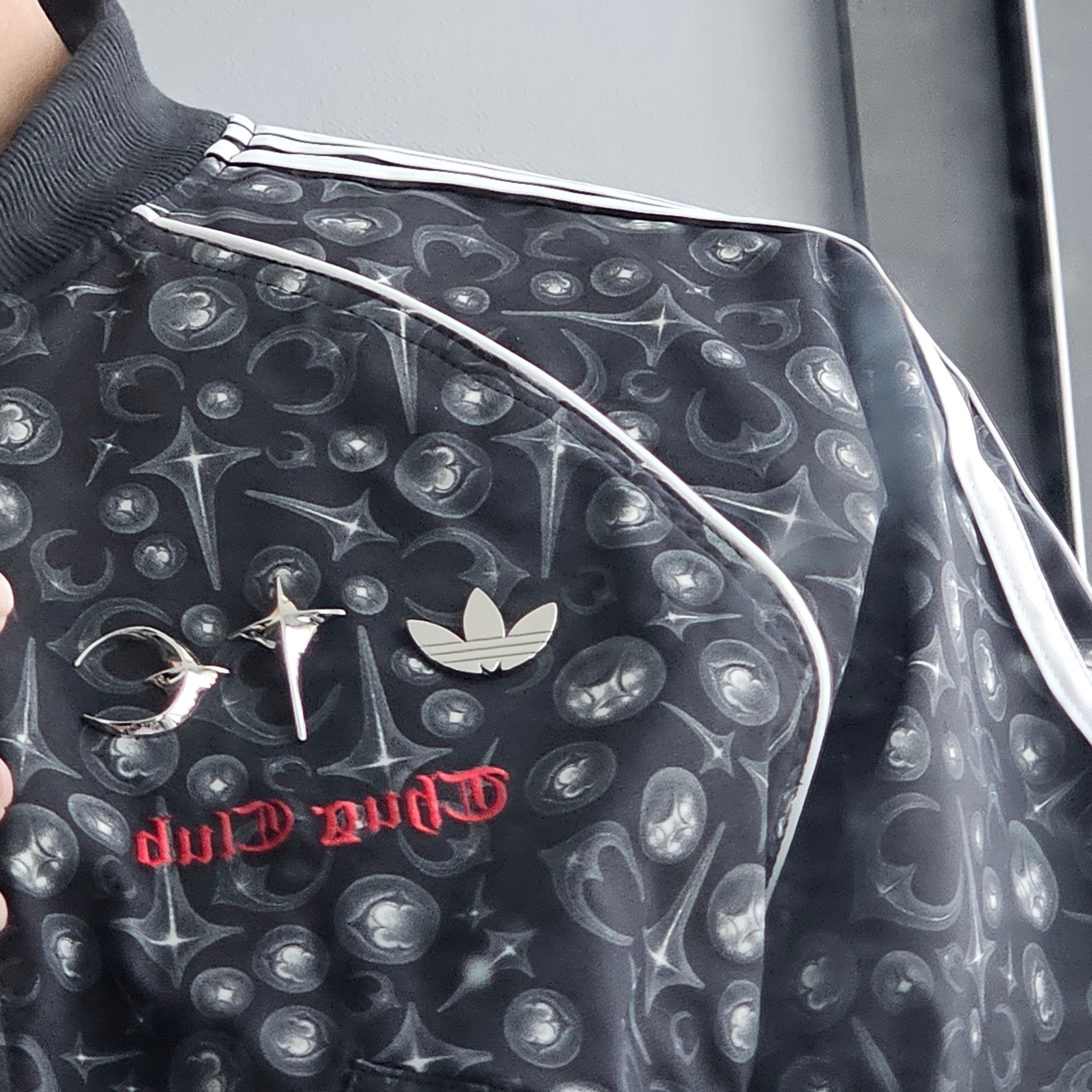 Adidas x Thug Club Superstar Jacket Black White - KR Sizing 착용 스타일