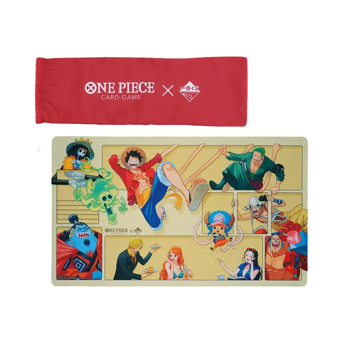 반다이 제일복권 원피스 TCG 라스트원상 리미티드 에디션 플레이 매트 앤 매트 케이스(Bandai Ichiban Kuji One Piece TCG Last One Prize Limited Edition Play Mat And Mat Case) - 1