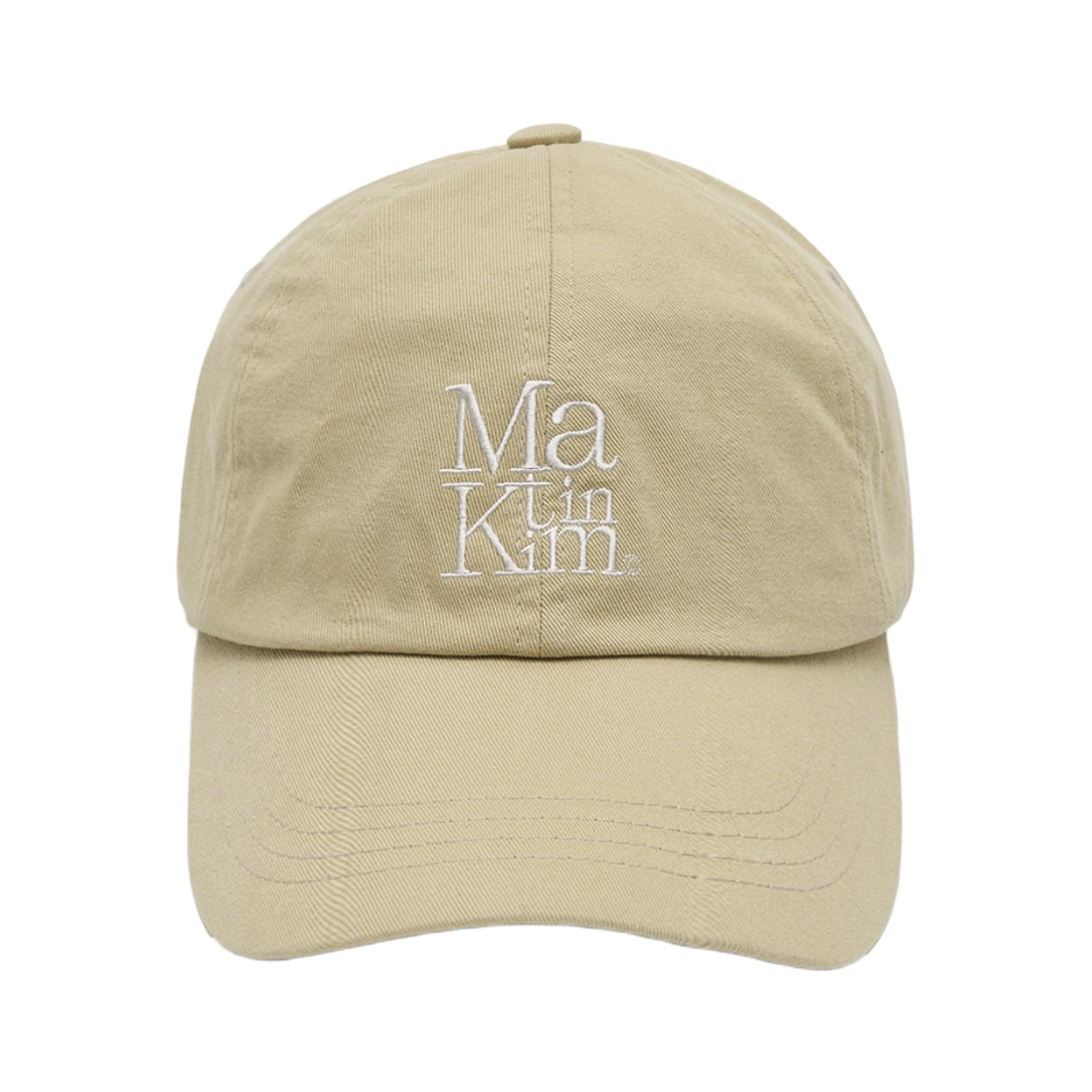 MK2600HT045VBE Matin Kim Matin Block Logo Ball Cap Beige