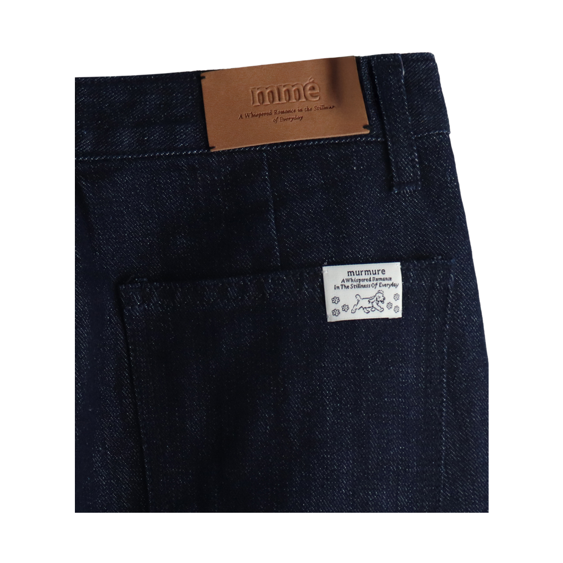 뮈르뮈르 다이븐 핀턱 데님 팬츠 생지(Murmure Diven Pintuck Denim Pants) - 4