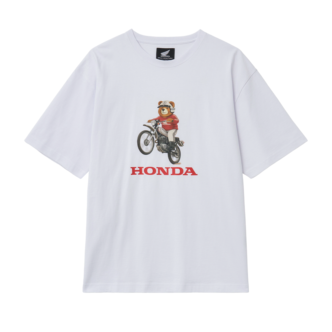 HGM1SS325BWH Honda Offroad Bear Short Sleeve White