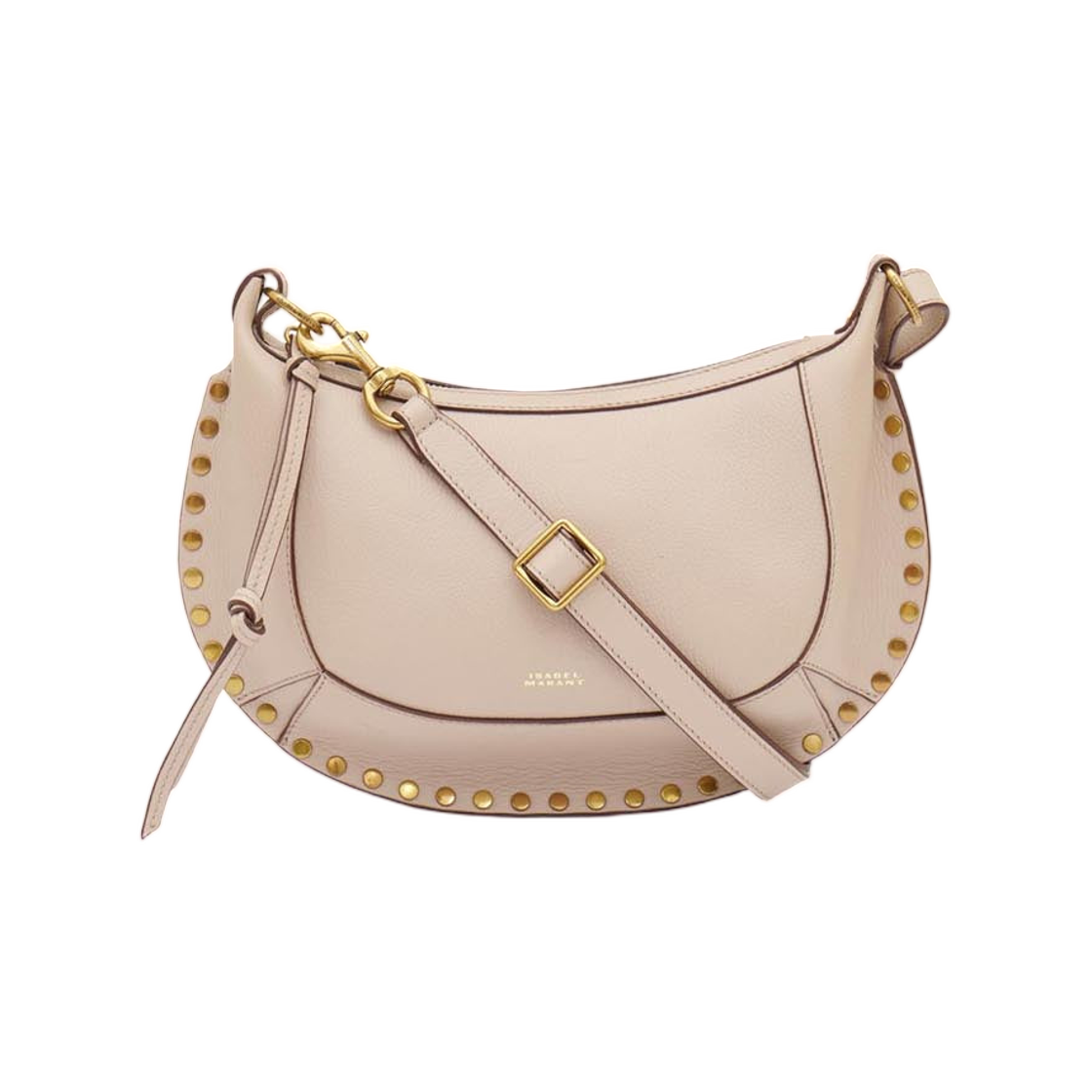 이자벨 마랑 오스칸 문 숄더백 풀 그레인 레더 라이트 베이지 - 26SS(Isabel Marant Oskan Moon Shoulder Bag in Full Grain Leather Light Beige - 26SS) - 1
