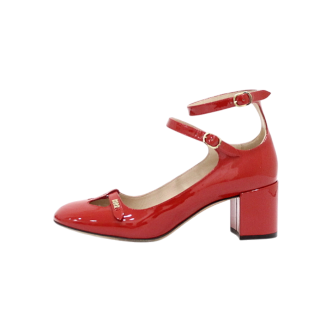ITF8FFKQ8NNN Dior Red Patent Strap Pumps for Women