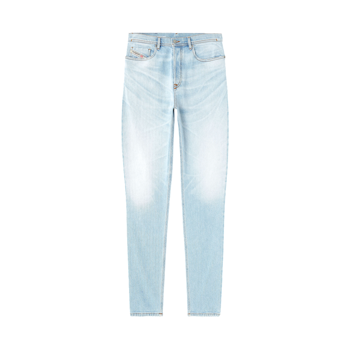 디젤 레귤러 진 2023 D-피니티브 09n54 라이트 블루(Diesel Regular Jeans 2023 D-Finitive 09n54  Light Blue)