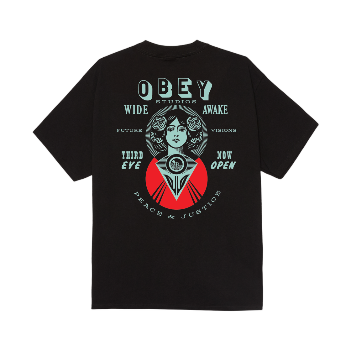 오베이 메이크 아트 3rd 아이 클래식 티셔츠 블랙(Obey Make Art 3rd Eye Classic T-Shirt Black) - 1