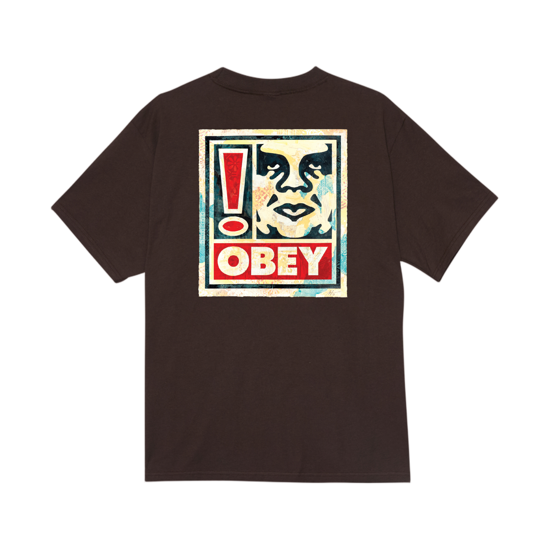 오베이 익스클레메이션 클래식 티셔츠 자바 브라운(Obey Exclamation Classic T-Shirt Java Brown)