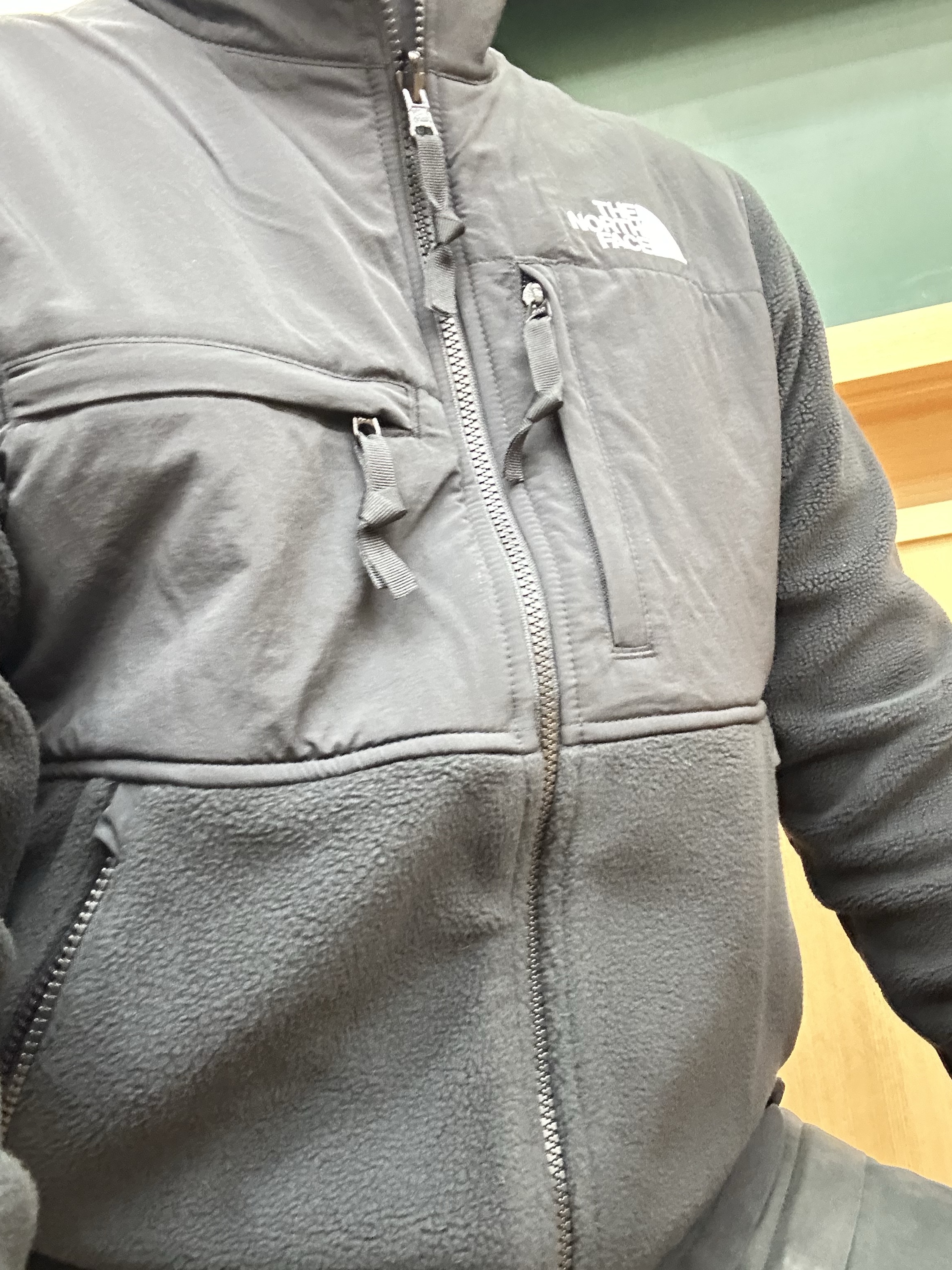 The North Face Denali Fleece Jacket Black 착용 스타일