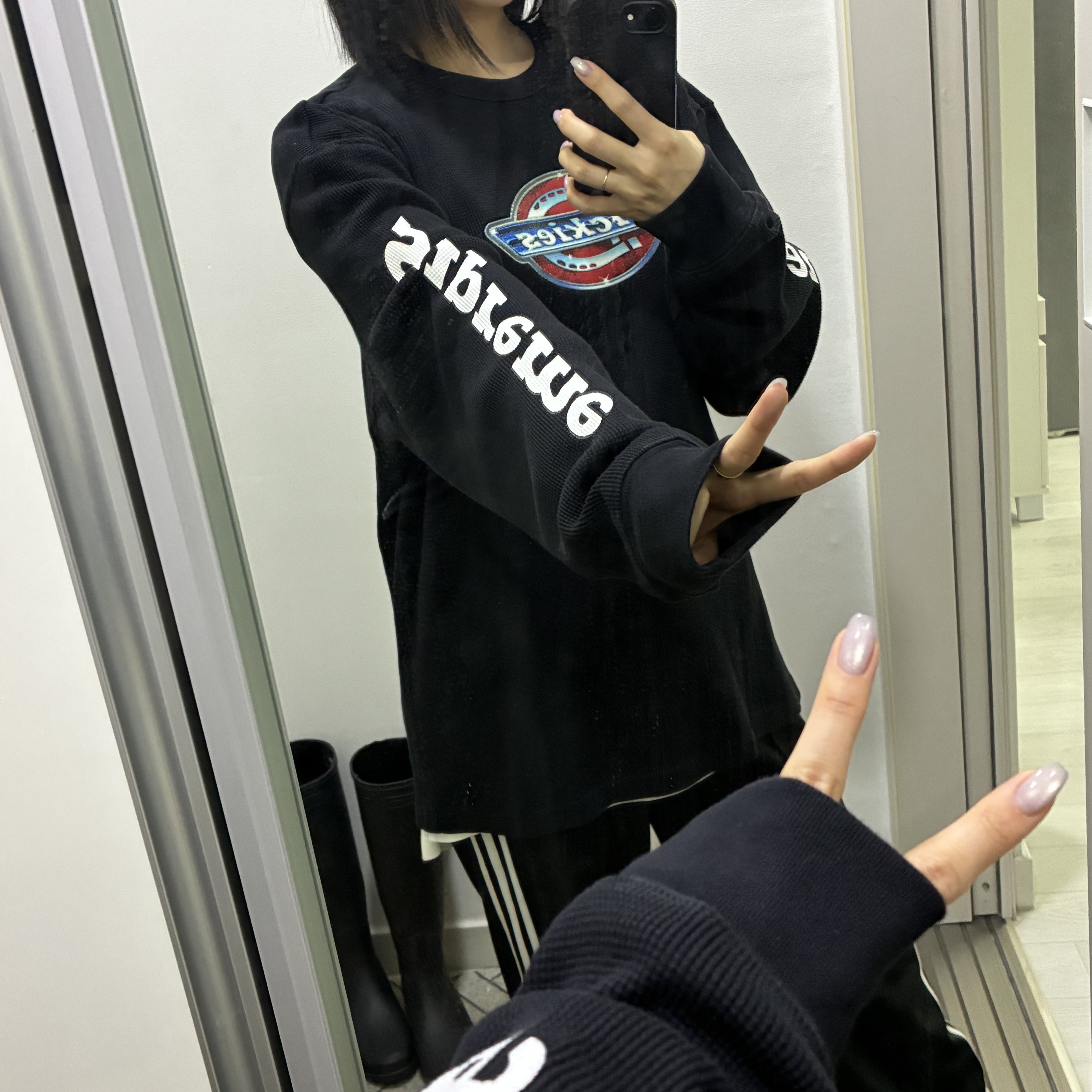 Supreme x Dickies Thermal Black - 25FW 착용 스타일