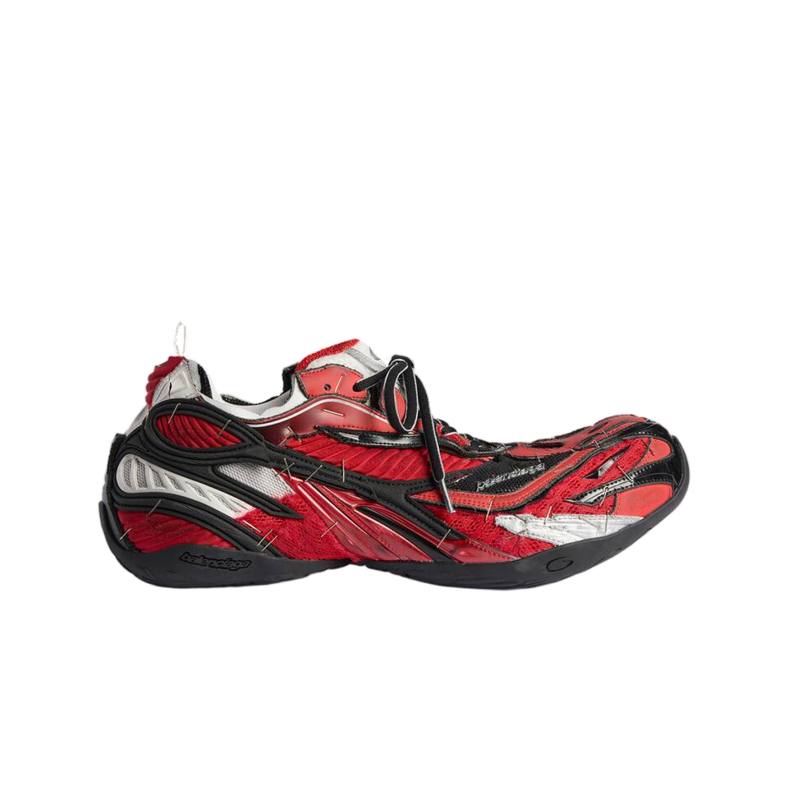 841506WOYX06119 Balenciaga Soleless Sneaker In Red Black