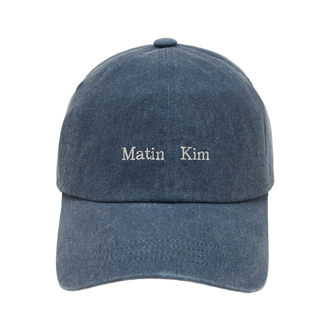 마뗑킴 마뗑 미니 클래식 로고 볼캡 스모크 블루(Matin Kim Matin Mini Classic Logo Ball Cap Smoke Blue) - 1