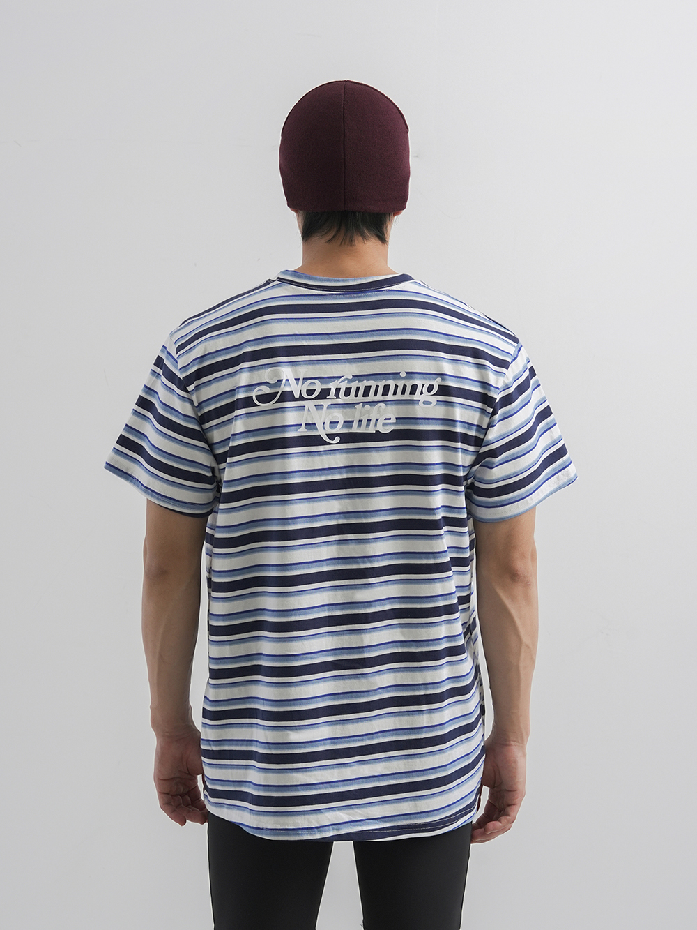 디아더생츄어리 NRNL ST 반팔 티셔츠 이지 스카이 블루(THE ATHER SANCTUARY NRNL Stripe SS Tee Easy Sky Blue) - 5