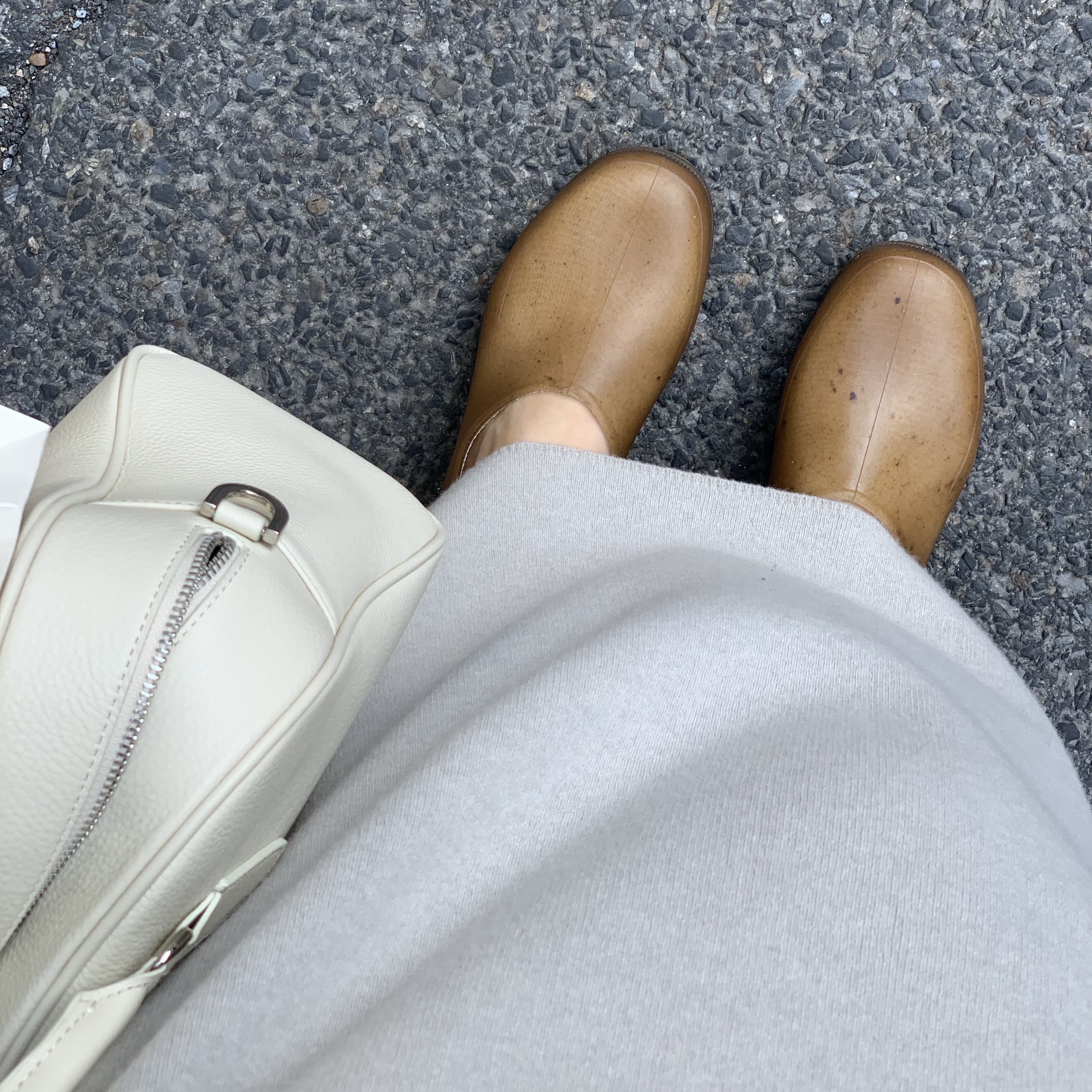 Plasticana Gardana Clog Chanvre - 26SS, Byweekend Momo Ring Silver 착용 스타일 - 2