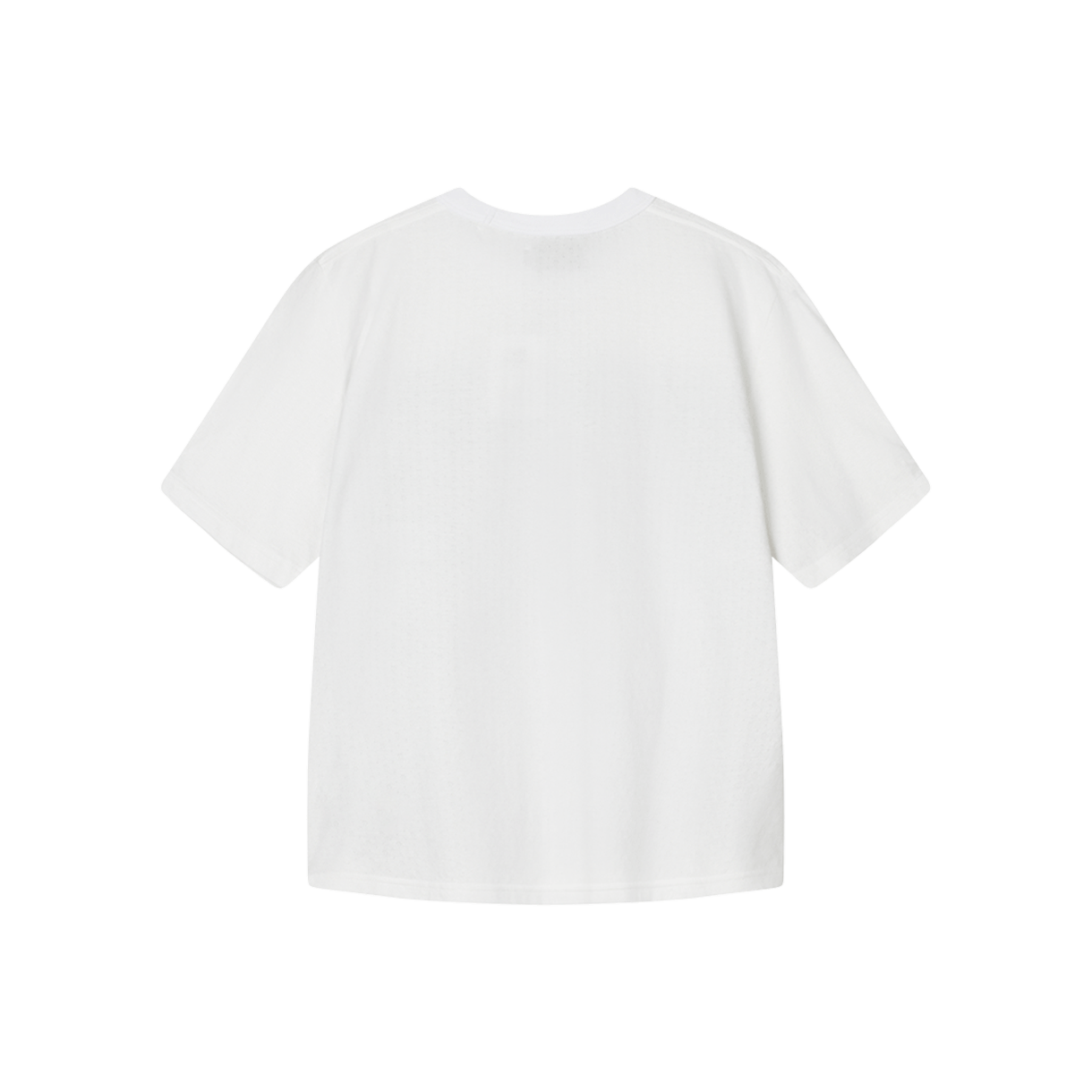 다이리쿠 매트 트랜스퍼 프린트 팬시 도비 H-S 태그 티 화이트 - 26SS(Dairiku Matt Transfer Print Fancy Dobby H-S Tag Tee White - 26SS) - 2