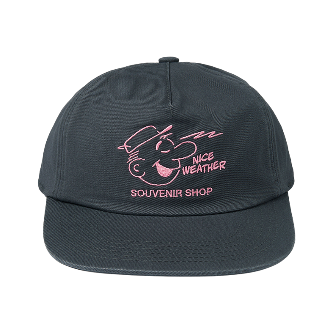 S39025_copy_copy_copy_copy Nice Weather Apparel Souvenir Guy 5P Cap Charcoal
